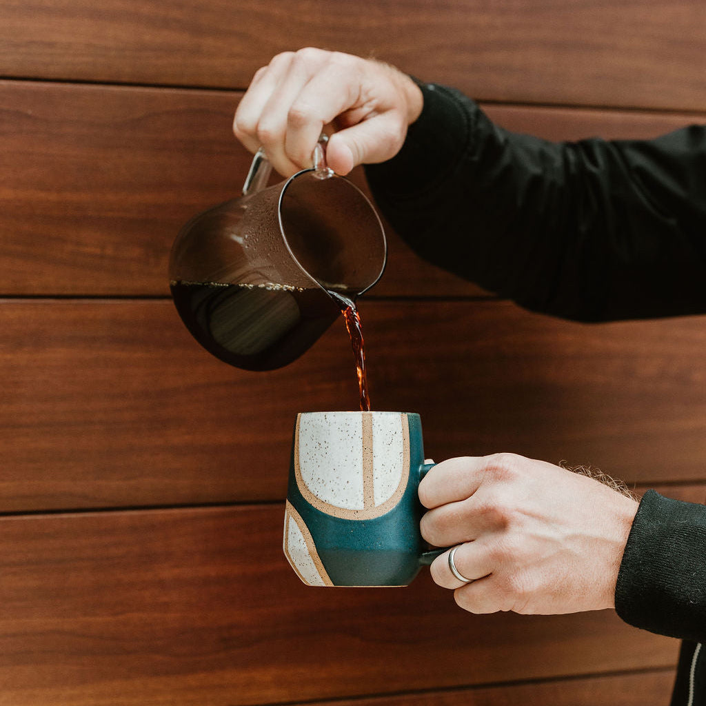Coffee Poured in a Mug