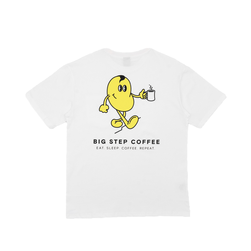 Big Step Coffee Pocket Tee (Adult)