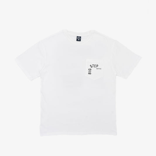 Big Step Coffee Pocket Tee (Adult)